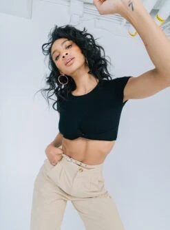 Princess Polly Brookfield Top Black