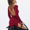 Montana Mini Dress Crimson