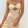 Karo Mini Dress Champagne