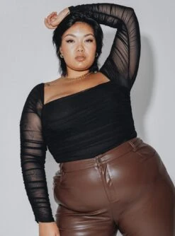 Delany Bodysuit Black Curve