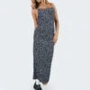 Princess Polly Arkana Maxi Dress Black Floral