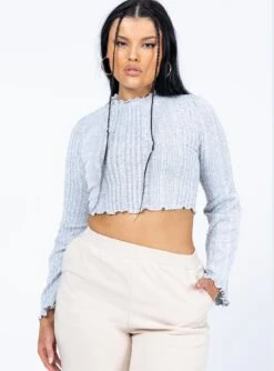 Princess Polly Parsons Top Grey