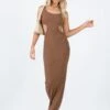 Princess Polly Alaska Maxi Dress Brown