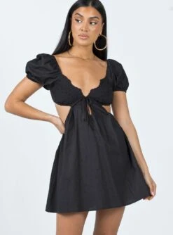 Princess Polly Elizer Mini Dress Black