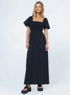 Princess Polly Summer Nights Maxi Dress Black
