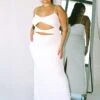 Maci Maxi Dress White Curve