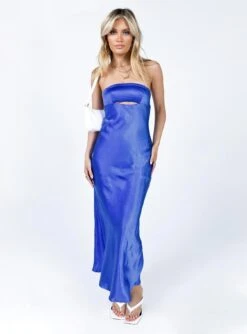 Princess Polly Mekia Maxi Dress Blue