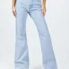 Princess Polly Cabarita Lounge Denim Jeans Light Wash