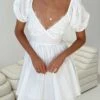 Princess Polly Krysten Mini Dress White