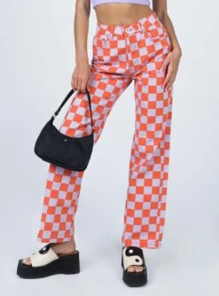 The Ragged Priest Rook Jean Red & Purple -Princess Polly Sales 1 modelinfo nat us2 258dbdc8 e91f 4d9d a9e3 8c1e5f697eca