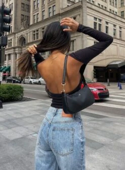 Princess Polly Rixie Long Sleeve Top Black