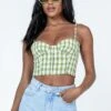 Princess Polly Tuscan Top Green