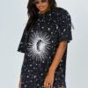 Motel Cosmos Sunny Kiss Dress Black Cosmos