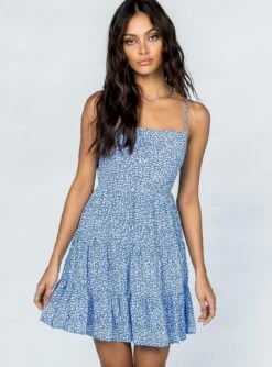 Princess Polly Tropez Mini Dress Blue