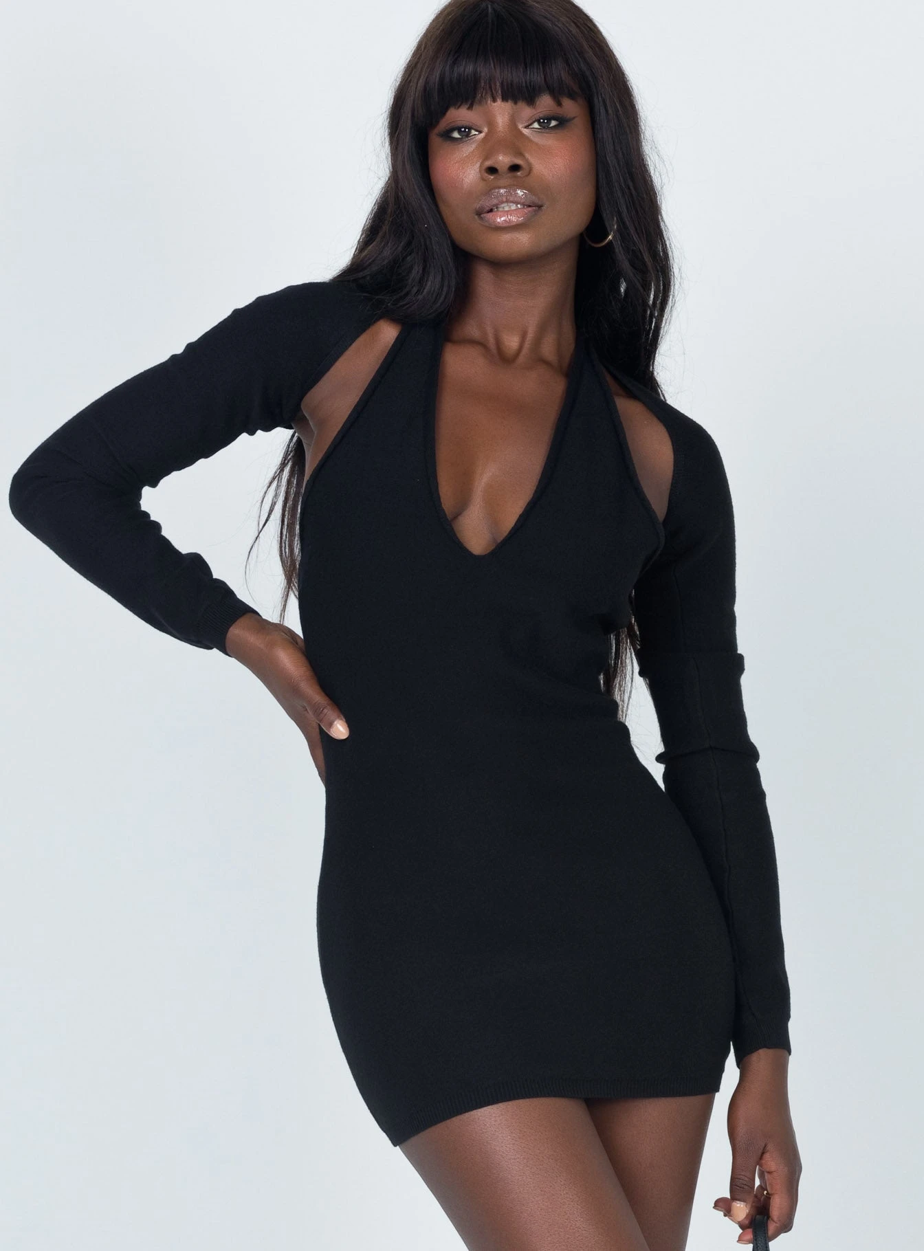 Heavenly Sent Mini Dress Black 3 Heavenly Sent Mini Dress Black - Image 3