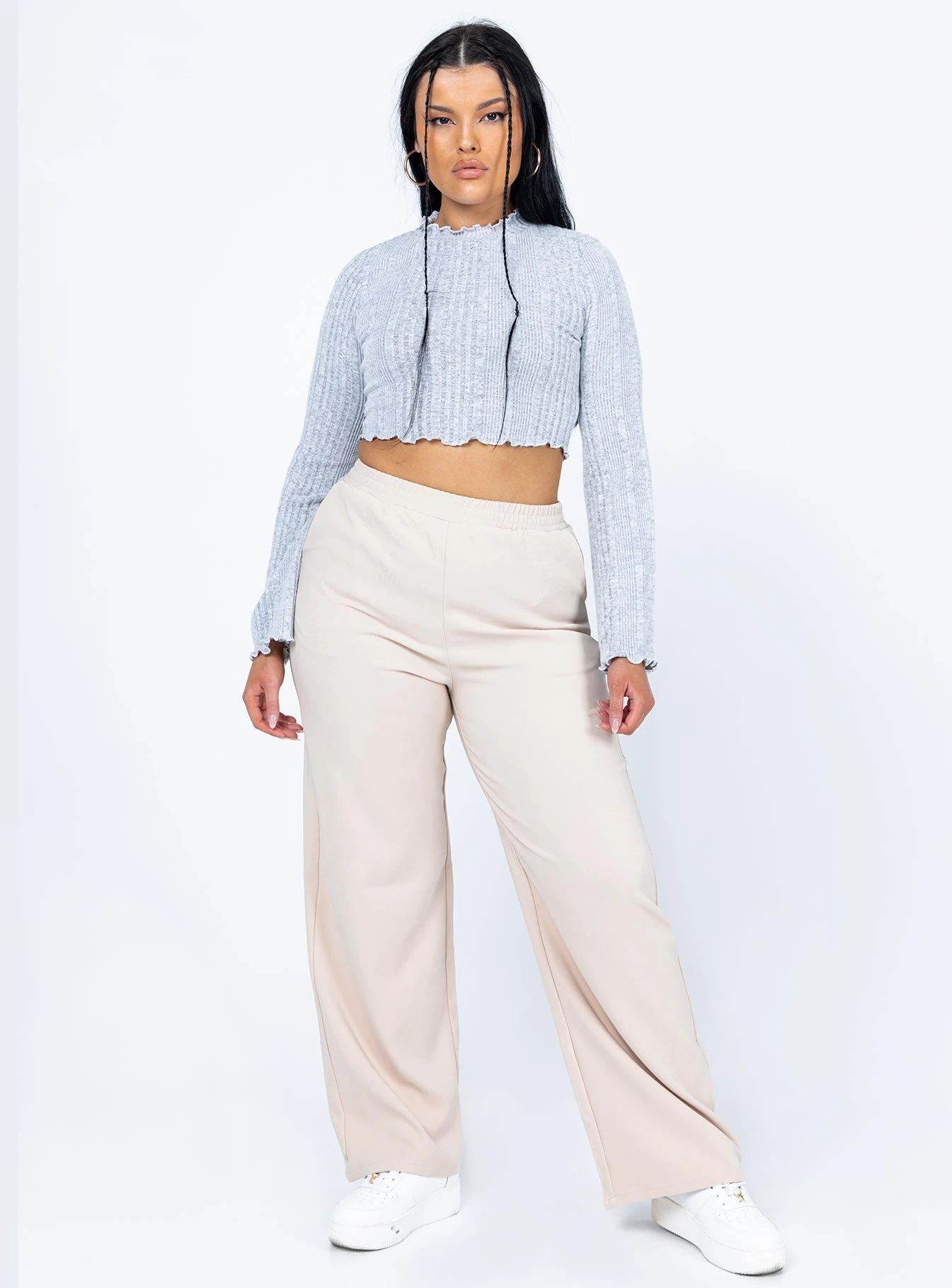 Princess Polly Parsons Top Grey 2 Princess Polly Parsons Top Grey - Image 2