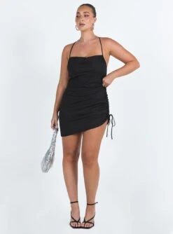 Playa D'en Bossa Mini Dress Black 9 Playa D'en Bossa Mini Dress Black -Princess Polly Sales 2 modelinfo Mikayla us8 951b2eb5 7561 4a62 ad2c 700a696c53b5