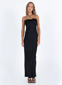 Princess Polly Kesy Bow Tie Maxi Dress Black 10 Princess Polly Kesy Bow Tie Maxi Dress Black -Princess Polly Sales 2 modelinfo Mirte us2 3254034e 81c4 419e 92bd 9919aca5428e