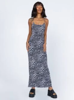Princess Polly Knox Maxi Dress Zebra -Princess Polly Sales 2 modelinfo feturi us2 cf3ce5e4 f8e6 4180 9d09 7806b9d47806