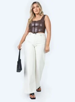 Princess Polly Tatum Top Brown 19 Princess Polly Tatum Top Brown -Princess Polly Sales 2 05e5ee85 13c0 4769 9a4a 8c9f360e4139