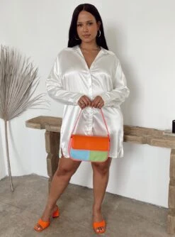 90210 Satin Shirt Mini Dress White Curve -Princess Polly Sales 2 b6231b37 3245 4106 902f 735354f1076c