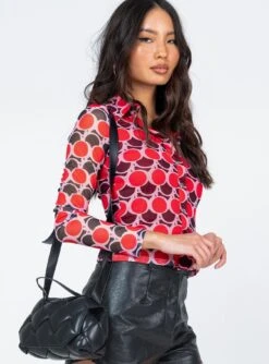 Blanca Long Sleeve Top Red Multi 10 Blanca Long Sleeve Top Red Multi -Princess Polly Sales 3 modelinfo Ashley us4 465079b7 3d8e 43d6 8ade dda25115eb16