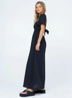 Princess Polly Summer Nights Maxi Dress Black -Princess Polly Sales 3 modelinfo Emily Grace us2 babc343e 8a72 4ffc 8868 8bc409e082d0