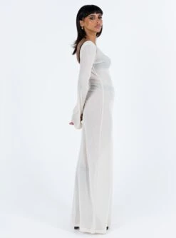 Princess Polly Sarelle Low Back Knit Maxi Dress Beige 10 Princess Polly Sarelle Low Back Knit Maxi Dress Beige -Princess Polly Sales 3 modelinfo bodor us4 67a5b9be 530b 4d7e a086 1101db3e0861