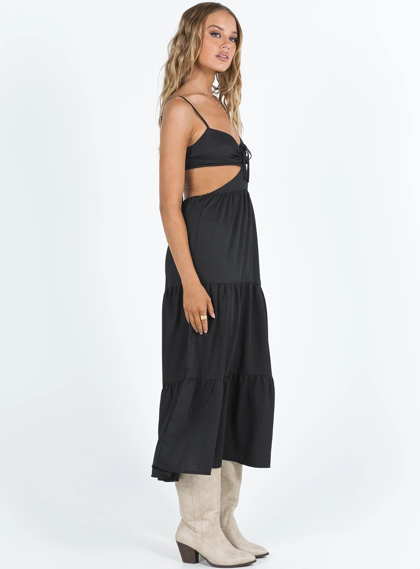 Oswell Maxi Dress Black 4 Oswell Maxi Dress Black - Image 4