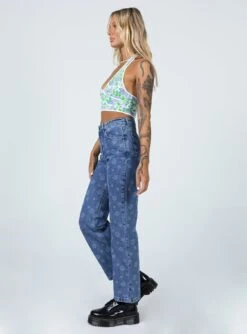 The Ragged Priest Daisy Denim Jeans -Princess Polly Sales 3 modelinfo emma leigh us4 2