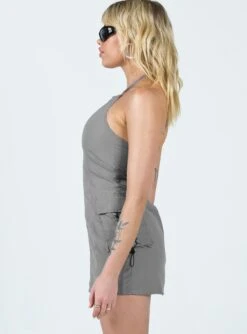 Motel Schmidt Mini Dress Grey 9 Motel Schmidt Mini Dress Grey -Princess Polly Sales 3 modelinfo susanna us4 1db9eab9 0cbd 4f77 b8d5 c4095e34e33a