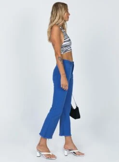 Princess Polly Faye Cropped Jeans Blue Denim -Princess Polly Sales 3 114a38c2 723f 4d04 8e5c a469d4fc7834