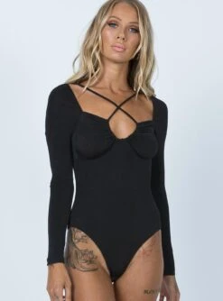 Princess Polly Claire Bodysuit Black -Princess Polly Sales 3 1e04dd05 893f 44a8 95f4 2b1505615129