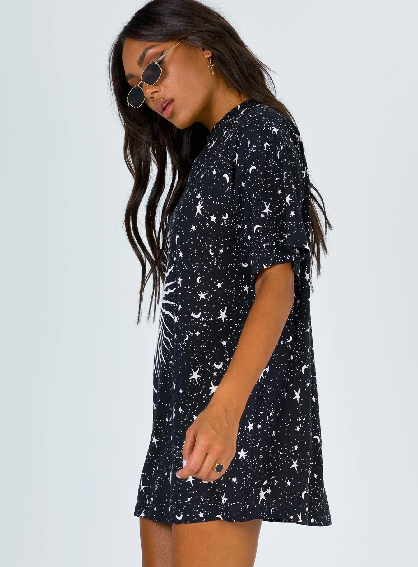 Motel Cosmos Sunny Kiss Dress Black Cosmos 3 Motel Cosmos Sunny Kiss Dress Black Cosmos - Image 3