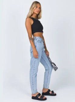 Princess Polly Connor Skinny Jean Denim Light Wash -Princess Polly Sales 3 44