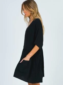 Princess Polly The Sandy Mini Dress Black -Princess Polly Sales 3 77e3a0cb 5a9e 4c80 802d 0faedafdd07e