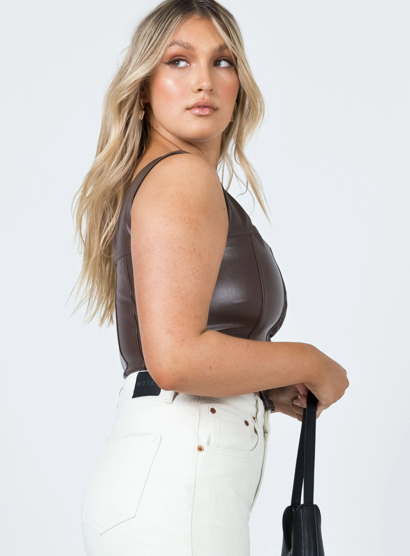 Princess Polly Tatum Top Brown 10 Princess Polly Tatum Top Brown - Image 10