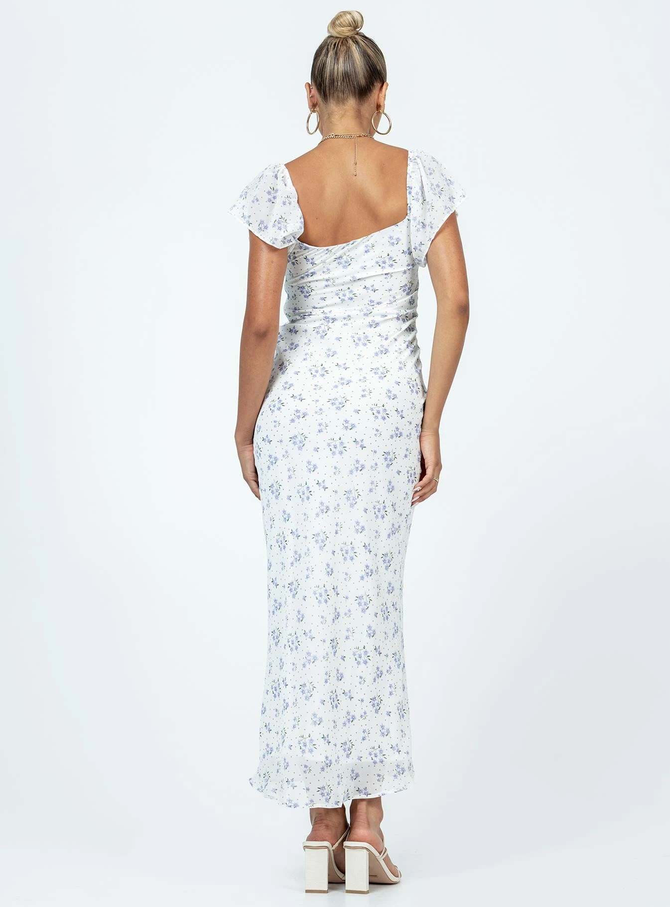 Princess Polly Hera Maxi Dress White Floral 5 Princess Polly Hera Maxi Dress White Floral - Image 5