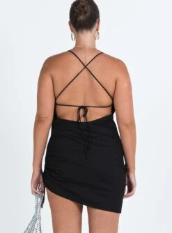 Playa D'en Bossa Mini Dress Black 11 Playa D'en Bossa Mini Dress Black -Princess Polly Sales 4 modelinfo Mikayla us8 293d3fa6 ceb4 434f b430 5f51c3c33448