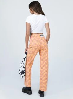 The Ragged Priest Wave Jean Pink & Yellow -Princess Polly Sales 4 modelinfo Nat us2 15deae68 21e2 4f9b a851 80d347c55b4f