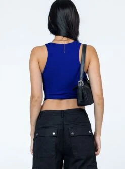 Jeremy Top Blue -Princess Polly Sales 4 modelinfo Natasha us0 e7b91d26 f904 4adc 849f 02eff7970828