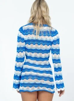 Princess Polly Leah Knit Mini Dress Blue / White 10 Princess Polly Leah Knit Mini Dress Blue / White -Princess Polly Sales 4 modelinfo anni us2 79cb435d 8b1b 4c8b a7e1 fee05730dc87