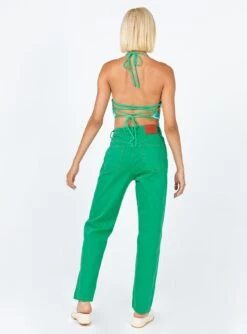 Princess Polly Ocena Denim Jeans Green -Princess Polly Sales 4 modelinfo casandra us2 c4c3bbf7 9334 4fcc a06d bbe90c06fcac