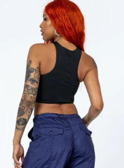 Princess Polly Kleins Top Black -Princess Polly Sales 4 modelinfo chlo us4 59895d76 8809 471c b0a0 cb1125307d02