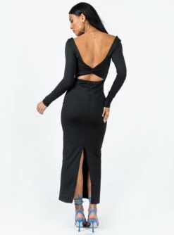 Princess Polly Lyla Maxi Dress Black 10 Princess Polly Lyla Maxi Dress Black -Princess Polly Sales 4 modelinfo christy us2 740b1e42 551c 464c a894 9961ccd43696