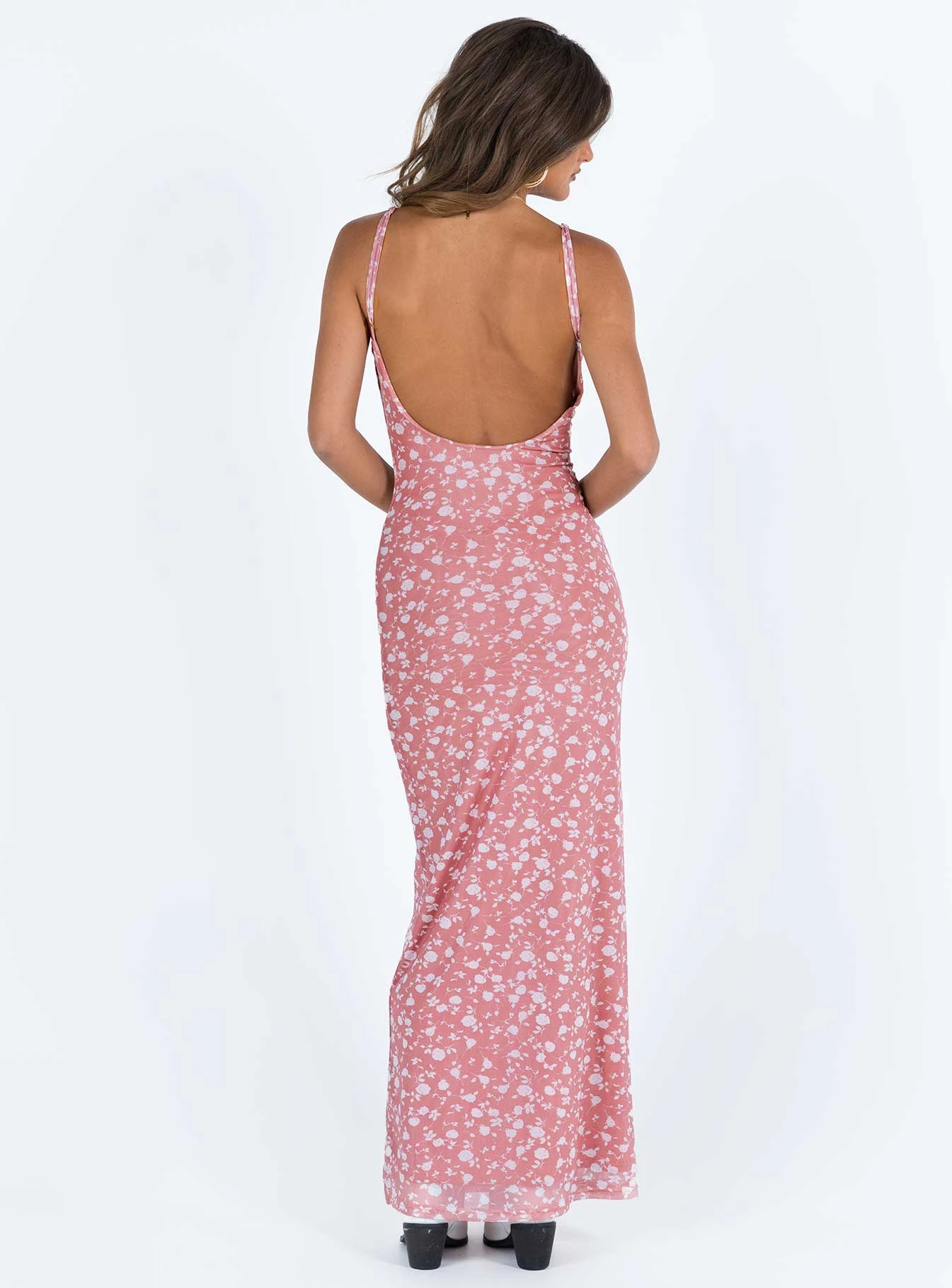 Knox Maxi Dress Pink Floral 5 Knox Maxi Dress Pink Floral - Image 5