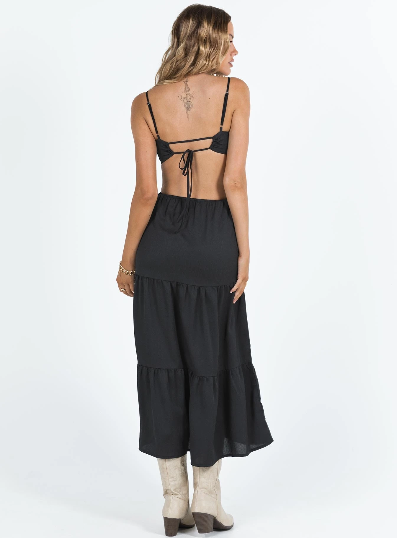 Oswell Maxi Dress Black 5 Oswell Maxi Dress Black - Image 5