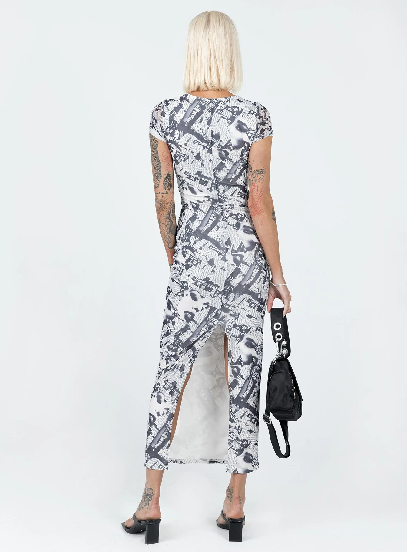 Read About It Maxi Dress Black / White 5 Read About It Maxi Dress Black / White - Image 5