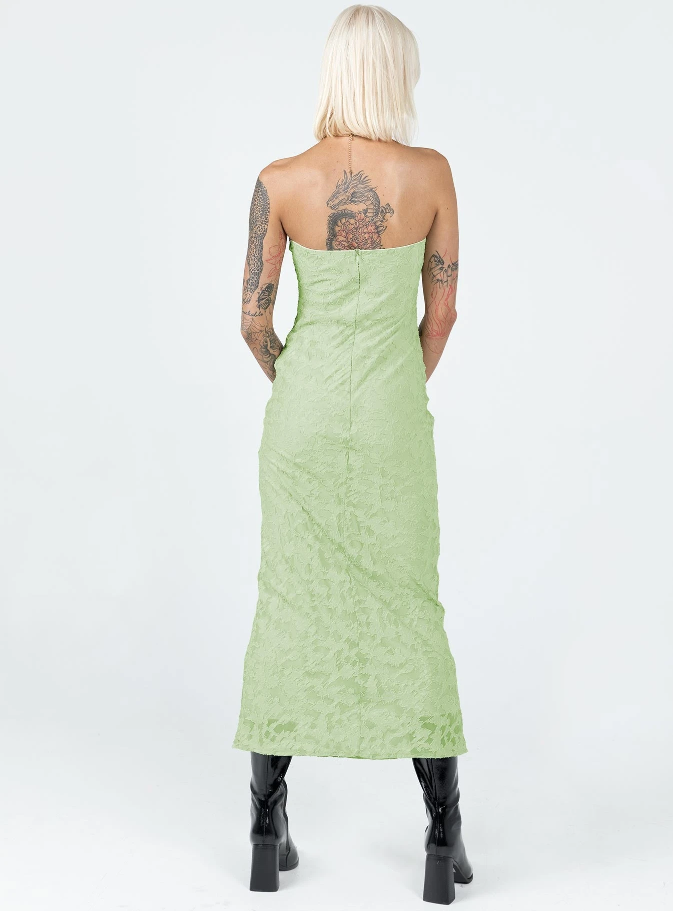 Princess Polly Sakina Maxi Dress Green 5 Princess Polly Sakina Maxi Dress Green - Image 5
