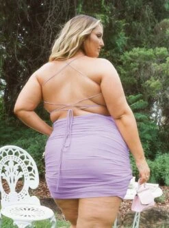 Hopeless Romantic Mesh Ruched Mini Dress Lilac Curve -Princess Polly Sales 4 3cfbfbda 578f 4831 b516 1884b8b32ddb